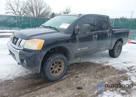 2013 Nissan Titan Sv из США, поврежденный, VIN 1N6BA0EC7DN302268